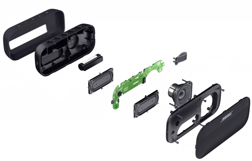 Bose SoundLink Flex 藍牙揚聲器 內部結構圖